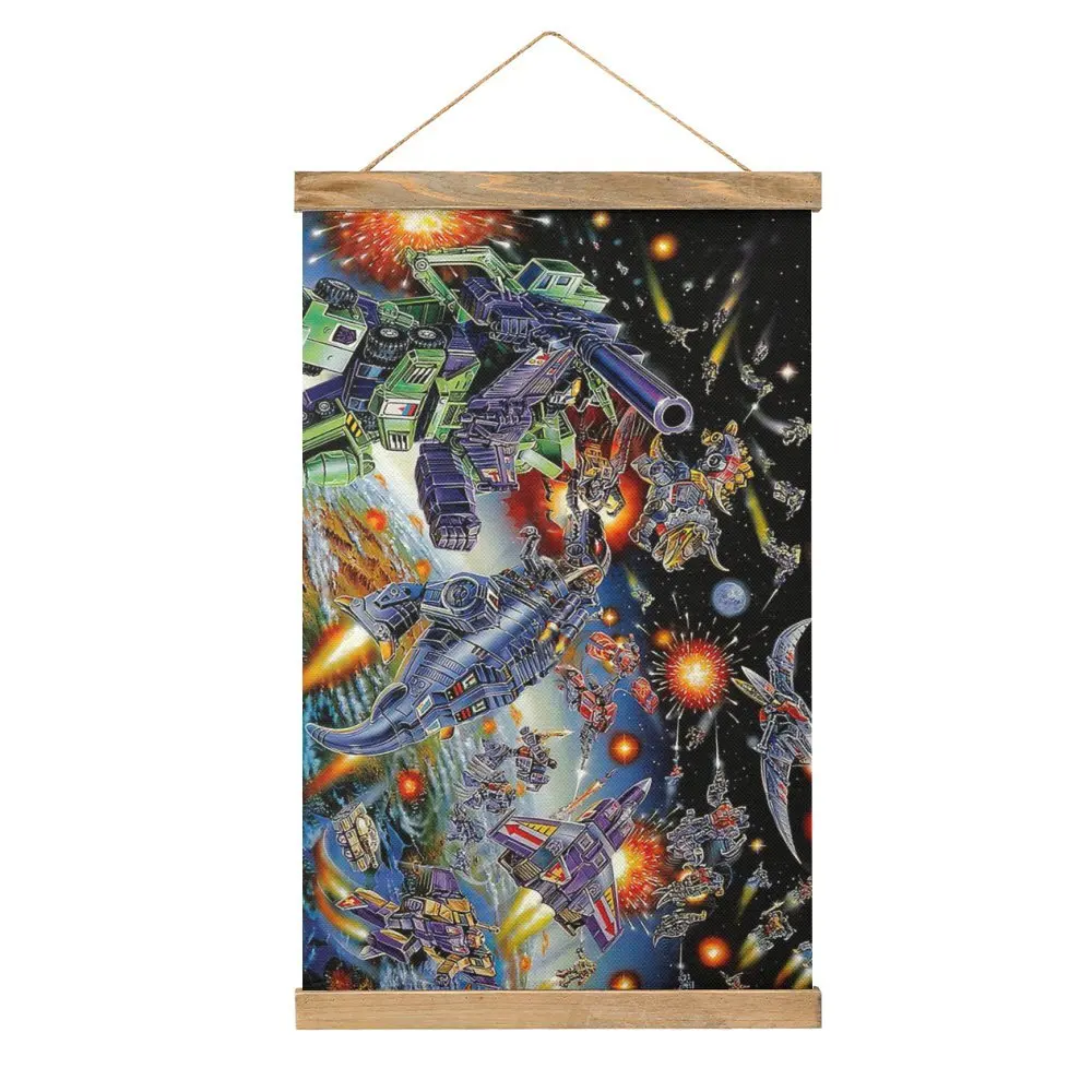 Transformer Black Decepticon Soundwave Wordtee Vintage 30 Canvas Hanging Picture Graphic Vintage Murale Office Picture Hanging