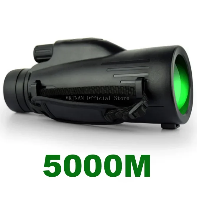 Telescope Binoculars Spotting Scope 50MM Monocular High Performance Telescopes Anti-shake Handheld Wrist Strap Portable Telescope HD High Magnification Telescope