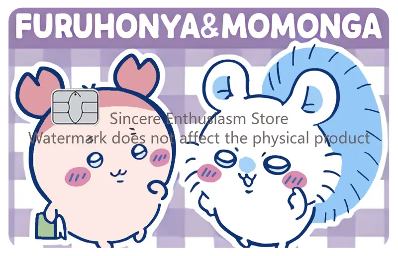 Cartoon Kawaii Chiikawas Credit Card Skin Stickers Cute Matte Sticker for VISA JCB Mastercard and Other IC Card Decorative - Image 17