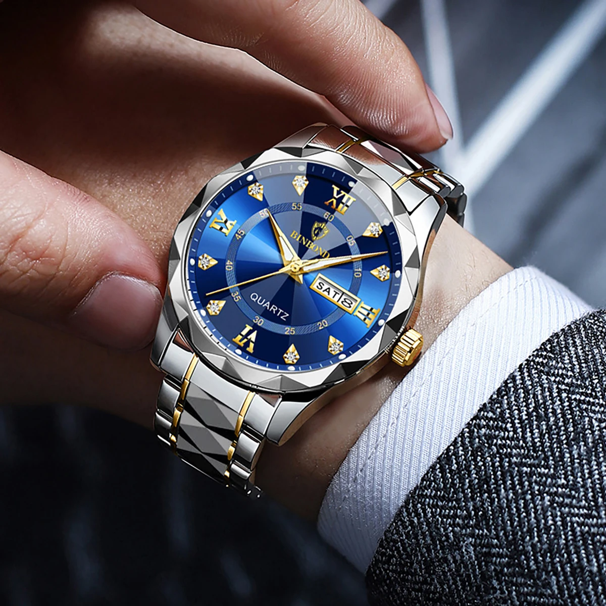 Business Watch Men Warterproof Sports Mens Watch Top Brand Luxury Clock Male Quartz Wristwatch