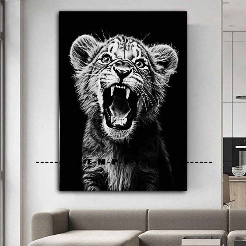 Blackboard Animals Art Poster Canvas Printing Deer Buck Sheep Cow Dog Animal Dark Wall Decor Farmhouse Aesthetic Decoration Gift
