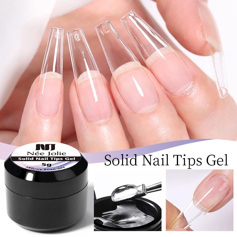 5ml Solid Nail Tip Gel Quickly Extend Transparent Nail Glue Soak Off Uv 5ml-solid-nail-tip-gel-quickly-extend-transparent-nail-glue-soak-off-uv
