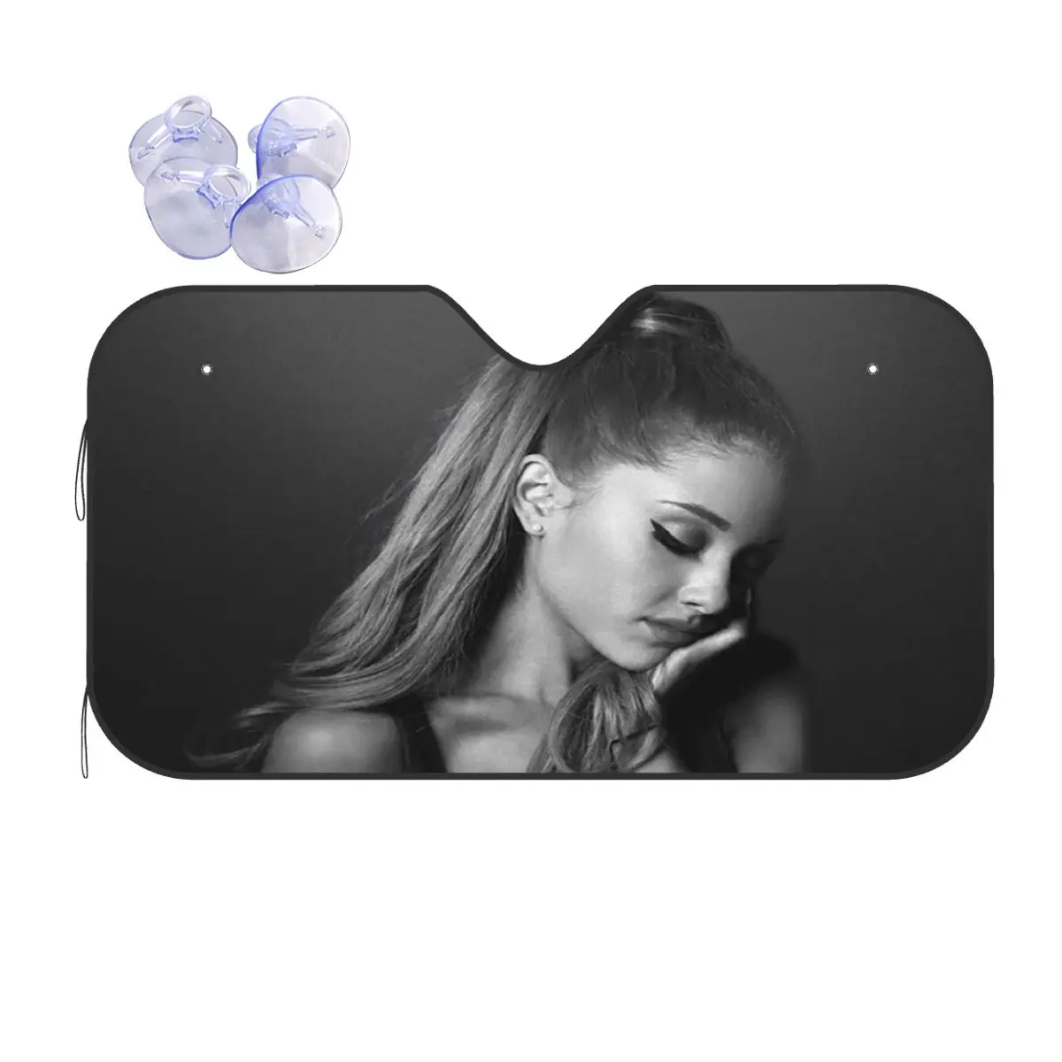 

Ariana Grande Singer Windshield Sunshade Foldable Car Front Windshield 70x130cm Car Sunshade Car-styling
