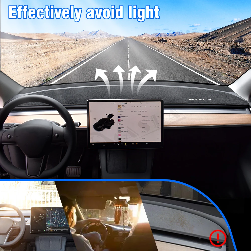 Livingfun For Tesla Model3 Modely Electrostatic Adsorption Type Skylight  Ceiling Insulation Sun Protection Sunshade - AliExpress