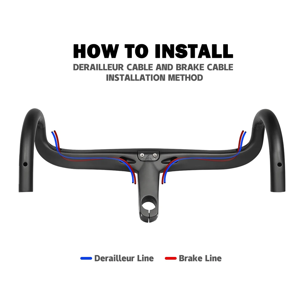 TOSEEK TR5500 Bicycle Handlebar T800Carbon Handlebar