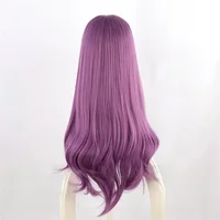 Rize Kamishiro Cosplay perruque Tokyo Ghoul Cosplay longue ondulée violet mixte résistant à la chaleur cheveux synthétiques Anime perruques 3