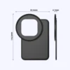 6.1 In Magnetic Phone Filter Mount Holder with 67mm CPL+ ND2-400 + 1/2 Black Diffusion Filters for iPhone 15 Pro /15/ 14 Pro/ 14 2