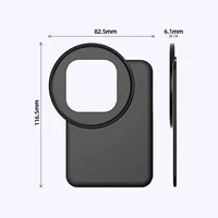6.1 In Magnetic Phone Filter Mount Holder with 67mm CPL+ ND2-400 + 1/2 Black Diffusion Filters for iPhone 15 Pro /15/ 14 Pro/ 14 2