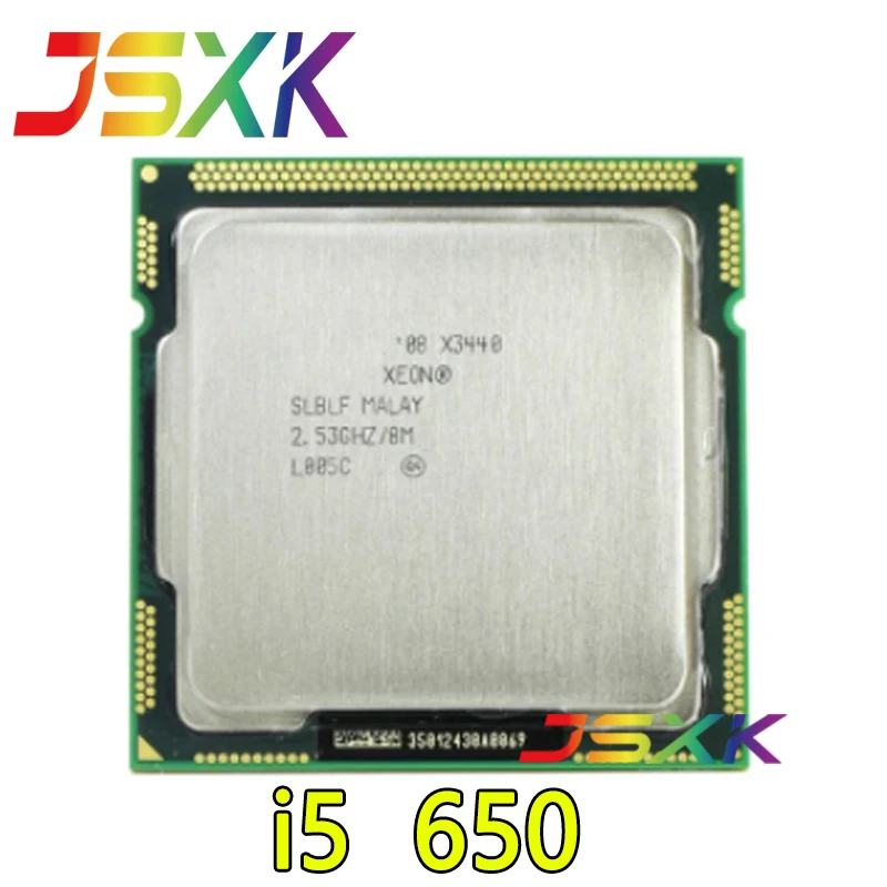 Per Processador De Cpu Do Computador De Intel Core I5 650 3.20Ghz 4M Slblk Slbtj Usado