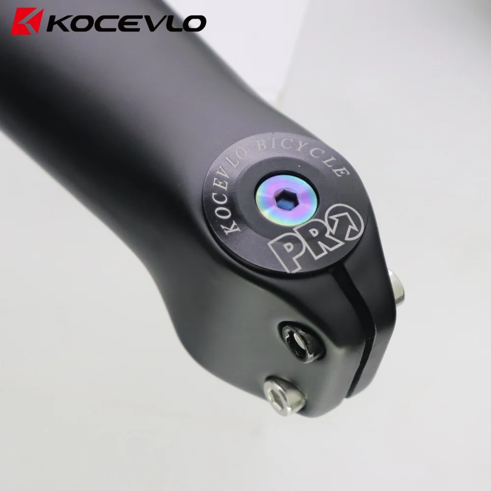 KOCEVLO Bicycle Headset Bolts Titanium M6*30mm CNC Countersunk Head MTB BMX Bikes Stem Top Cap Ti Retaining Screw
