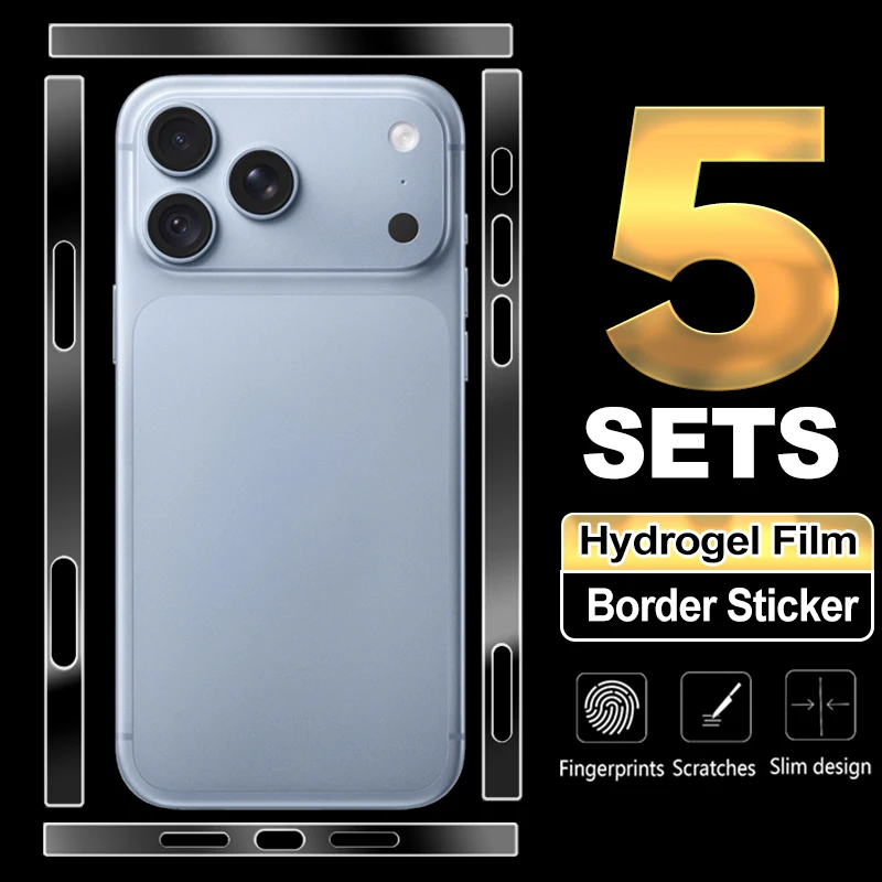 HD Clear Anti-Scratch Hydrogel Frame Screen Protector