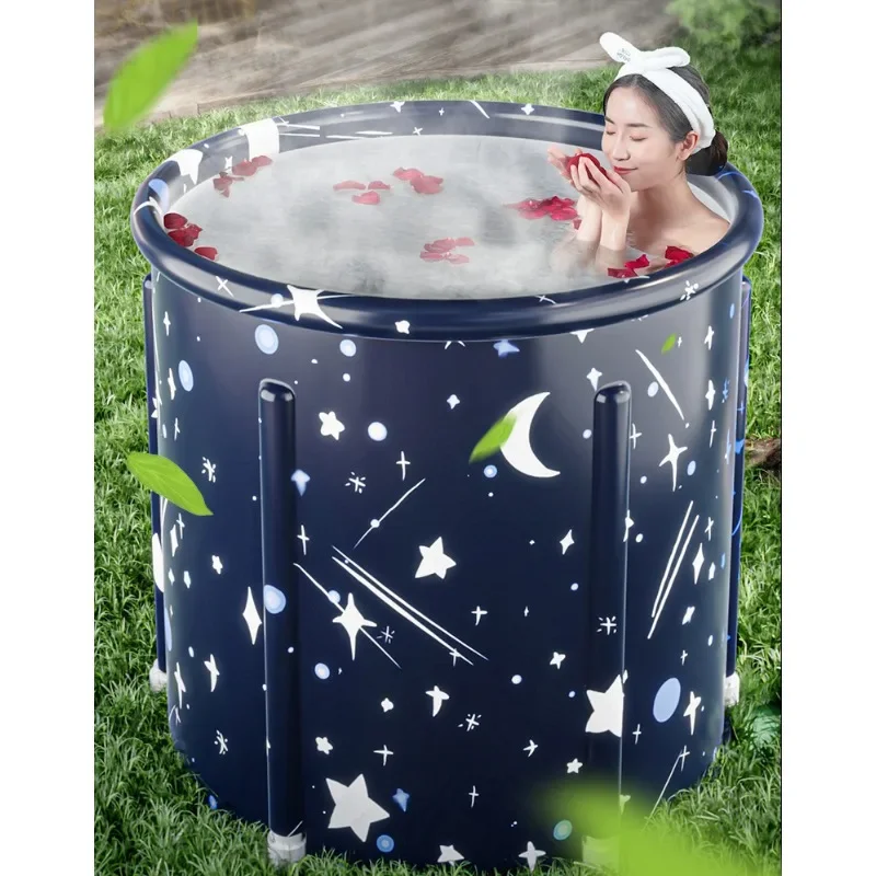 Portable Ice Bath Tub Folding Adult Portable Bathtub Bath Bucket Large Capacity Bathroom Ice Bath