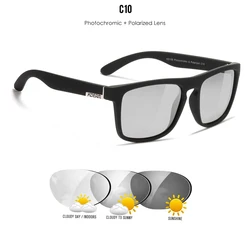 Enhanced Polarized Square Sunglasses for Outdoor Sports & Adventures (C10 photochromic)