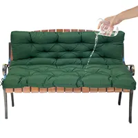 Waterproof Bench Cushions for Outdoor Furniture Thick Garden Swing Seat Cushions Backrest 2/3 Seater Replacement Cushion 1