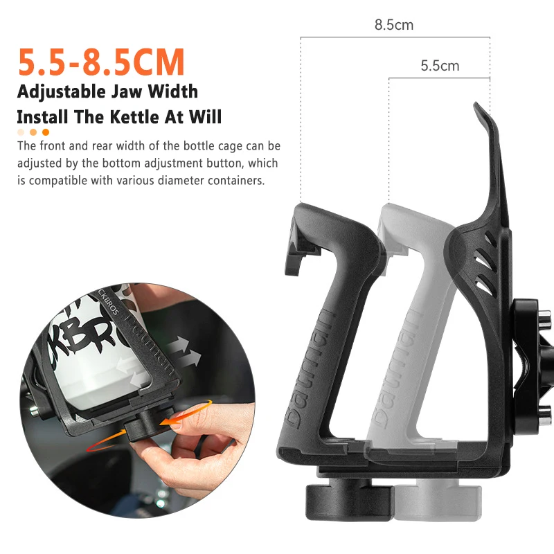 Motorcycle Bicycle Water Bottle Holder Support Adjustable