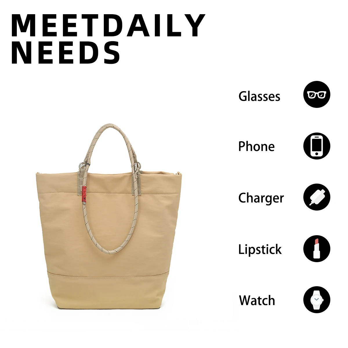 Large Capacity Tote Bag Women's Crossbody Bag Shoulder Bag 2025 New Casual Japanese Style Fabric Bag Handbag Messenger Bag for Work and School