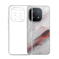 Ultra Thin Transparent Soft TPU Camera Protect Case Cover for iQOO 15 Ultra