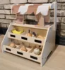 Wooden Role Play Toy Simulated Fruit Store Montessori Kids Toys Role Pretend Vegetable Shop Simulation Wooden Toys 1