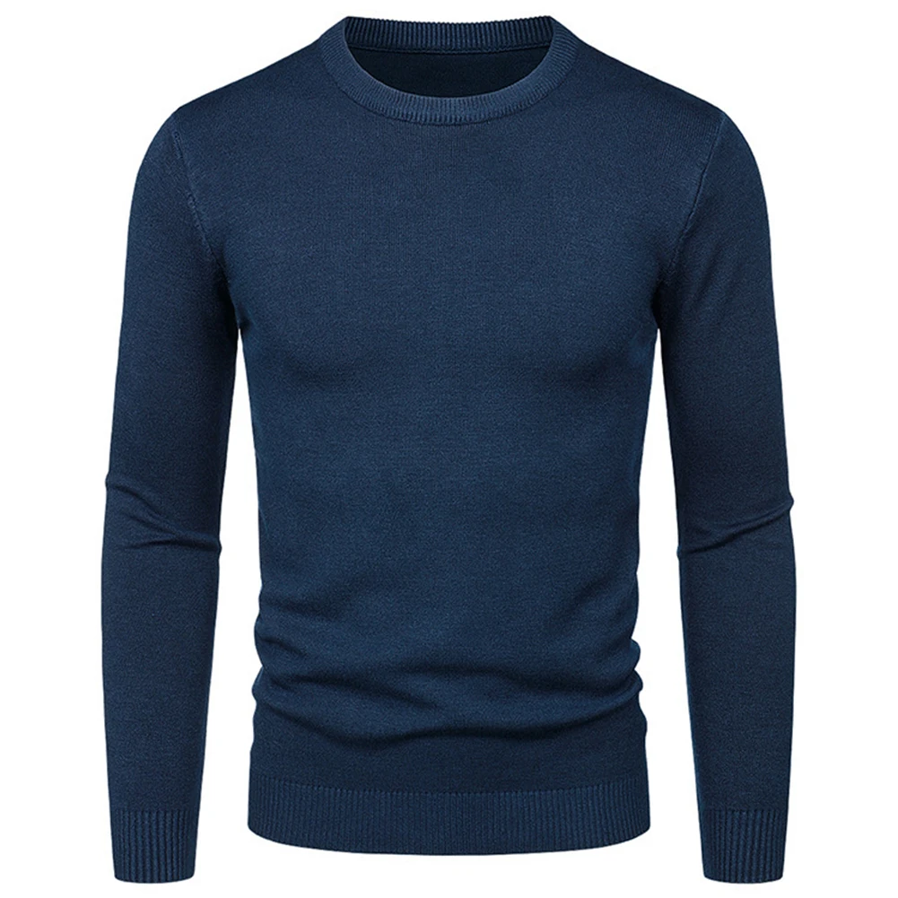

Men Plain Sweatshirt Jumper Sweater Pullover Work Casual Long Sleeve O Neck Top