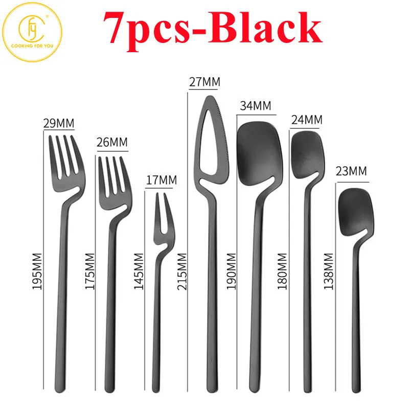 7pcs-Black