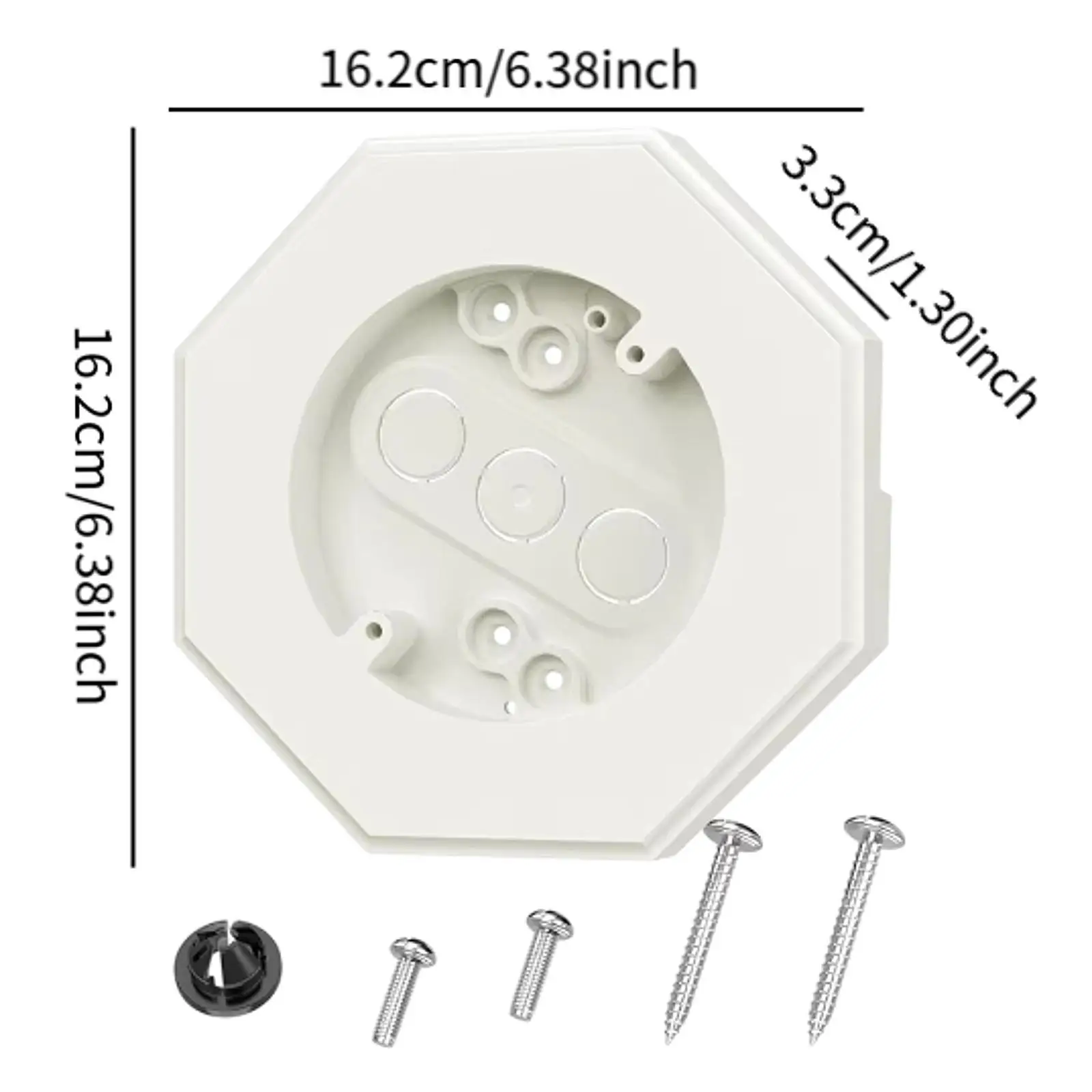 Vinyl Siding Mounting Blocks with Built in Electrical Box Professional Light Mounting Kit Vertical Siding Lamps Plate