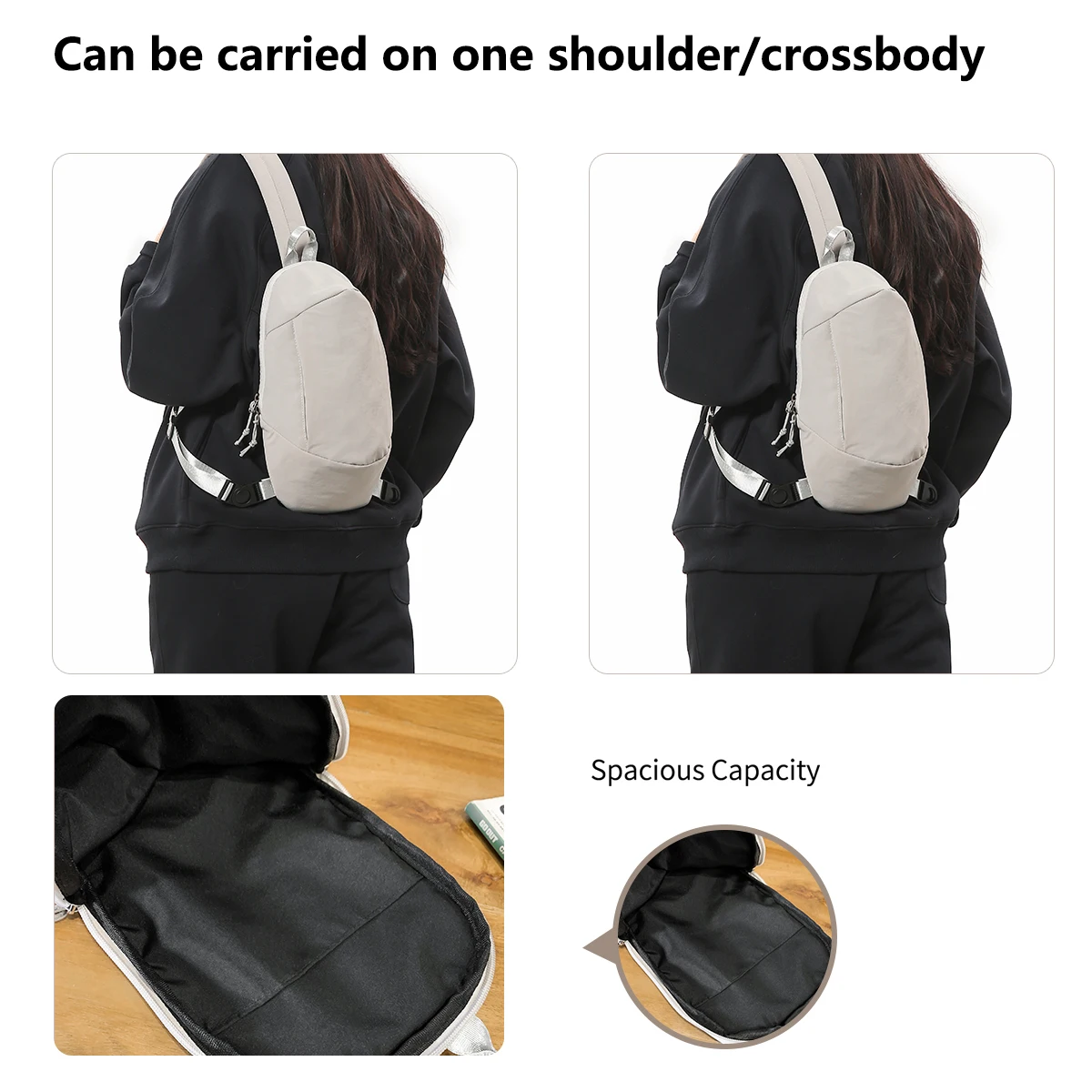 Crossbody Bag Men's Casual Chest Bag 2025 New Fashion Trendy Brand Small Shoulder Bag Women's Lightweight Sports Waist Bag Shoulder Bag