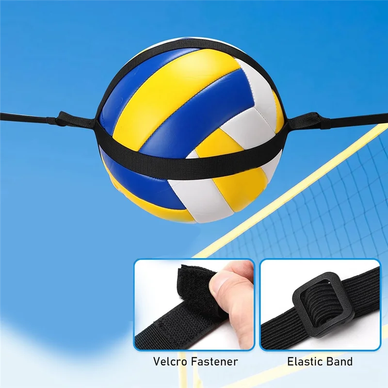 ELOS-Volleyball Training Aid, Volleyball Spike Hitting Serving Trainer, Adjustable Volleyball Training Belt Bouncing Trainer