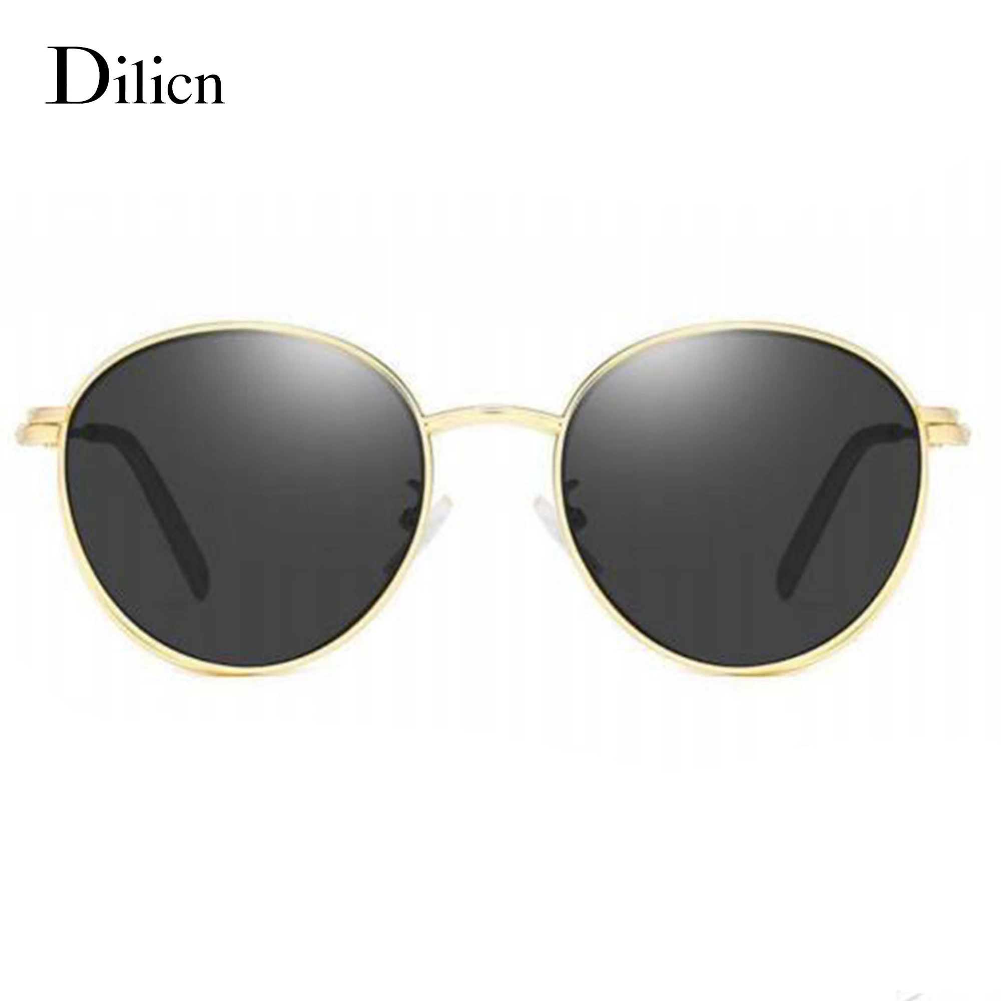 

Dilicn 7004 Round Metal Sunglasses