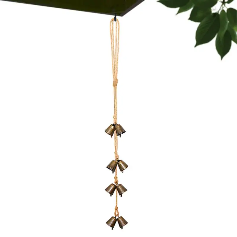 

Металлические колокольчики в стиле ретро, подвесной декоративный Колокольчик в деревенском стиле, дверной декор для праздника, приятный