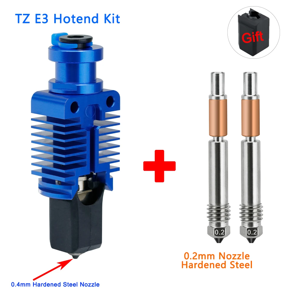 Upgrade 3.0 TZ E3 Hotend Kit For Bambu Lab Ender 3/3 Pro/3 V2/CR10