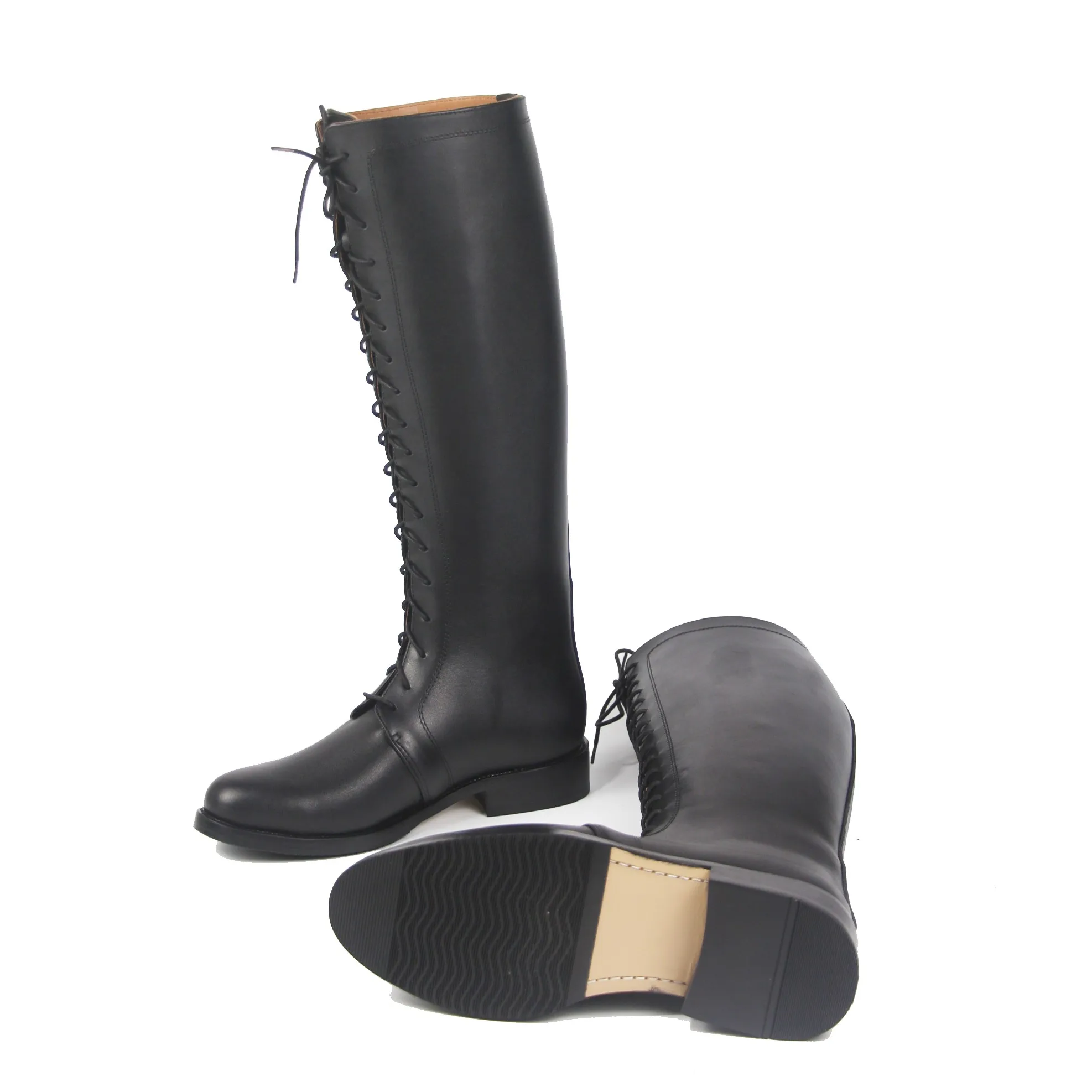 Aoud Saddley Horse Riding Boots Cow Leather Dressage boots Equestrian Unisex Paardrijden Saddle Shoes Knee Chaps men