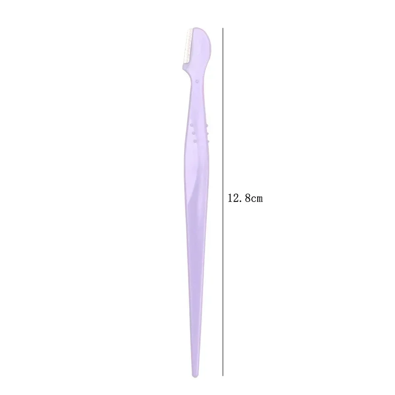 Straight Handle Round Head Eyebrow Trimmer Beauty Tools Beginner Anti-scratch Eyebrow Trimmer Razor 2/3/5Pcs
