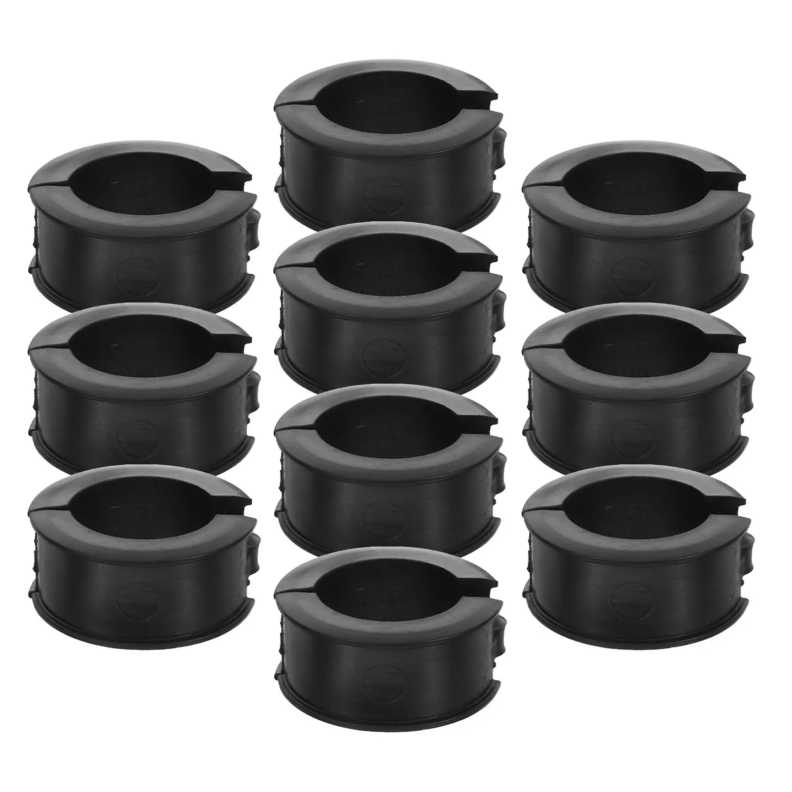 10Pcs 자전거 핸들바 스템 어댑터 고무 가스켓 22.2-31.8mm 논마링 핸들바 스페이서 안티 슬립 클램프 사이클링 개조