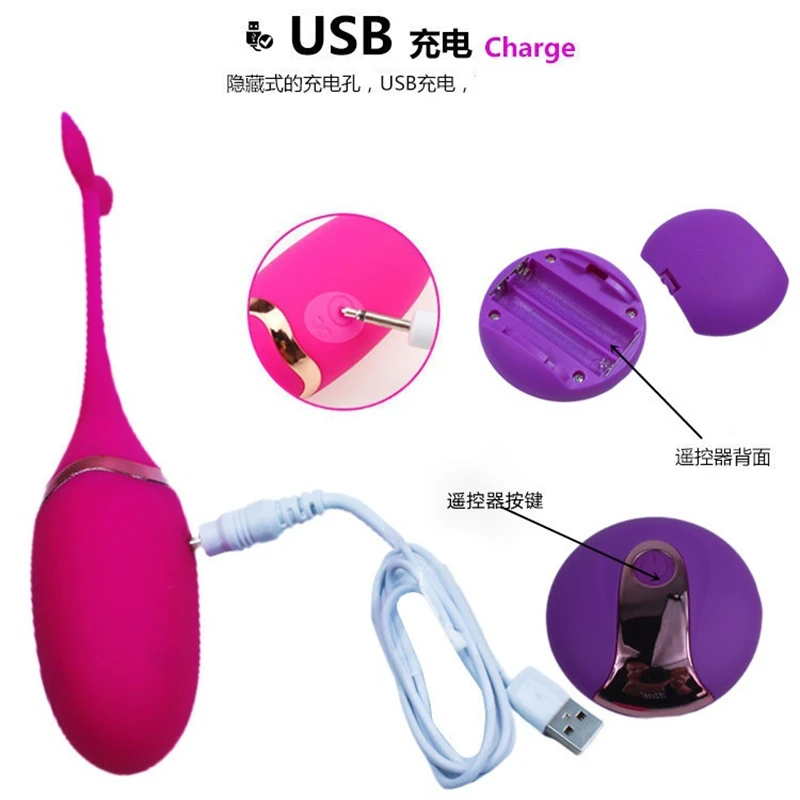 Wearable Whale Vibrator G-Spot Clitoris Massager USB Recharge Wireless Bouncing female masturbator Vibrating Panties Jump Egg