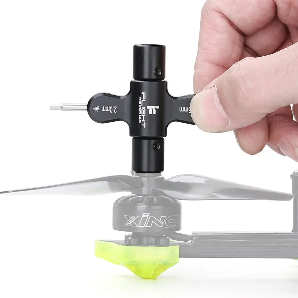 Clé à cliquet M5 pour drone FPV - Outil de réparation avec roulement unidirectionnel