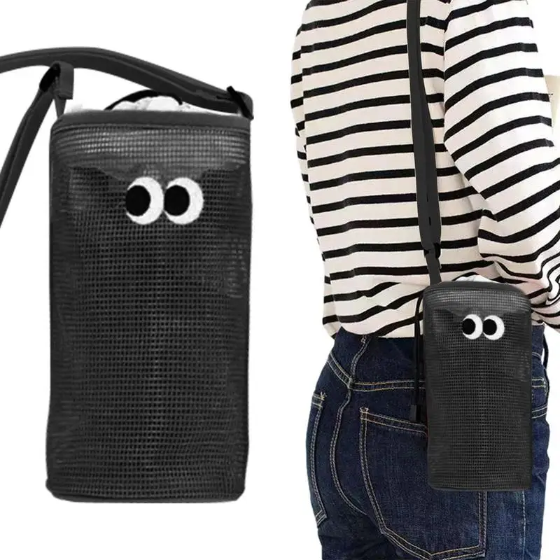 

Портативная сумка для бутылки с водой, легкий сетчатый органайзер для бутылок с большой водой, сетчатая дорожная сумка для комнатных и уличных бутылок с водой