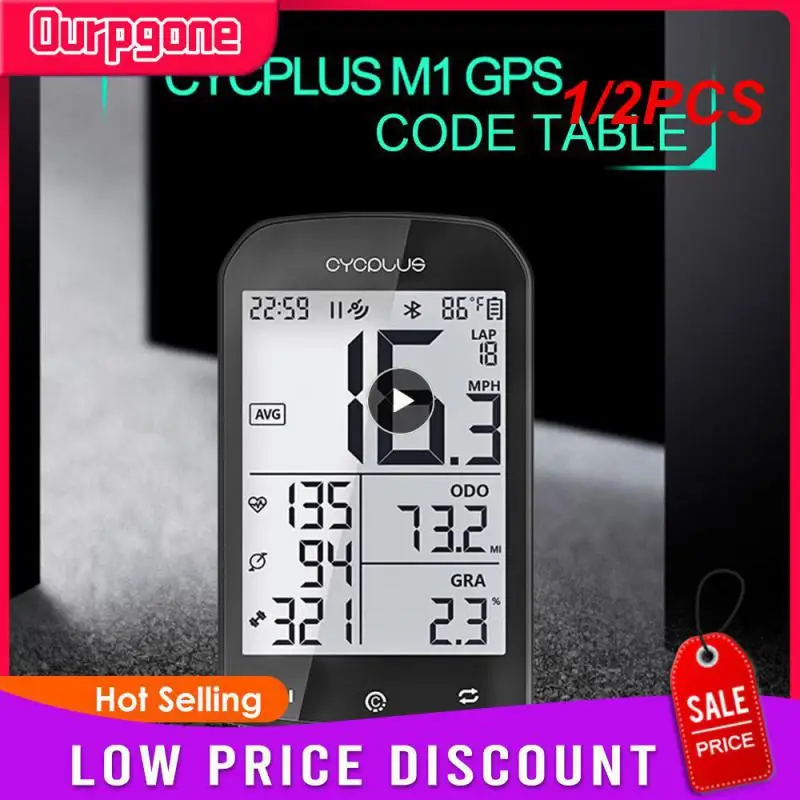 

1/2PCS M1 GPS Bike Computer Speedometer Ciclocomputador Odometer Accessories Bluetooth 4.0 ANT+ for Garmin Xoss