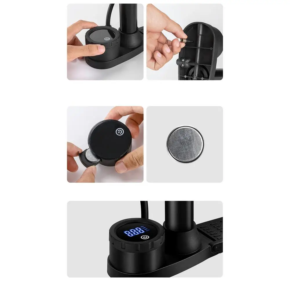 Description Picture 6 of itemCycle Pump Floor Portable Cycle Pump Tire Inflator With Digital Gauge Electric Handheld Floor Air Pump For Cycle & Tire