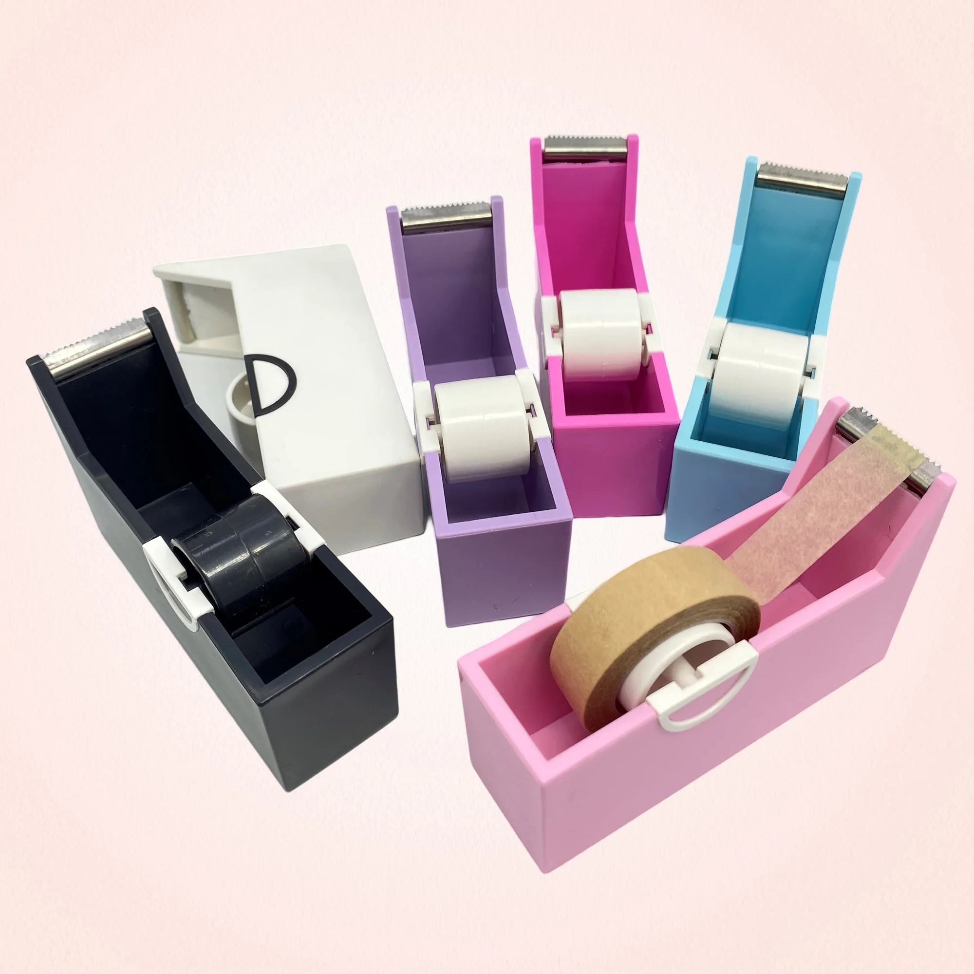 1pc Tape Cutter  Eyelash Extension Adhesive Tape Holder Grafting Eyelash Extensions Plastic Rotating Tape Cutting Makeup Tools