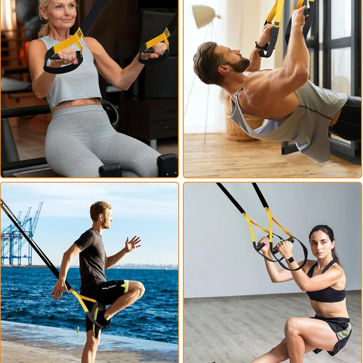 Suspension resistance band, fitness band, suspension resistance trainer, rope, yoga suspension train