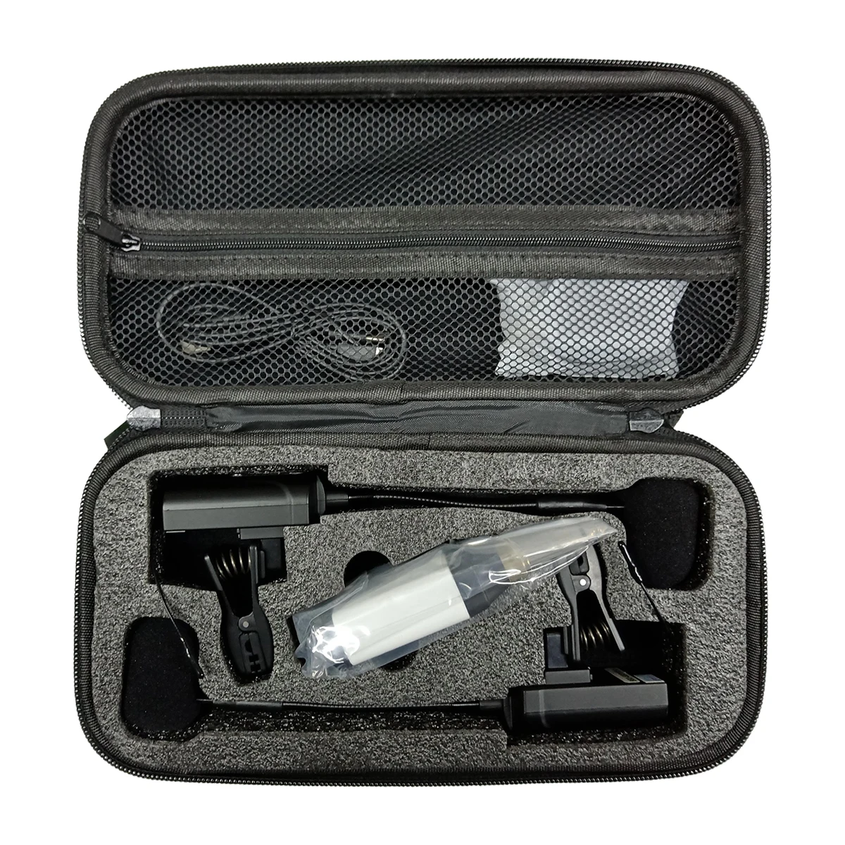 Wireless Microphone for Saxophone Dual Channel UHF Condenser for Saxophonist Playing Recording Stage Performance Acemic Q2/ST-5
