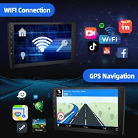 Autoradio ESSGOO 4+64G avec CarPlay sans fil et Android Auto, écran tactile IPS de 9" Double 2 DIN, GPS, navigation SAT, FM, DAB+, Wi-Fi, USB, SWC, lecteur multimédia. 4