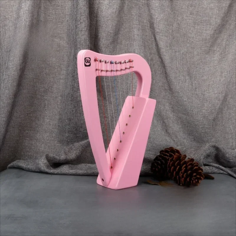8-string Birch Small Harp Portable Children Beginner Practice Harp Professional Performance Musical Stringed Instrument