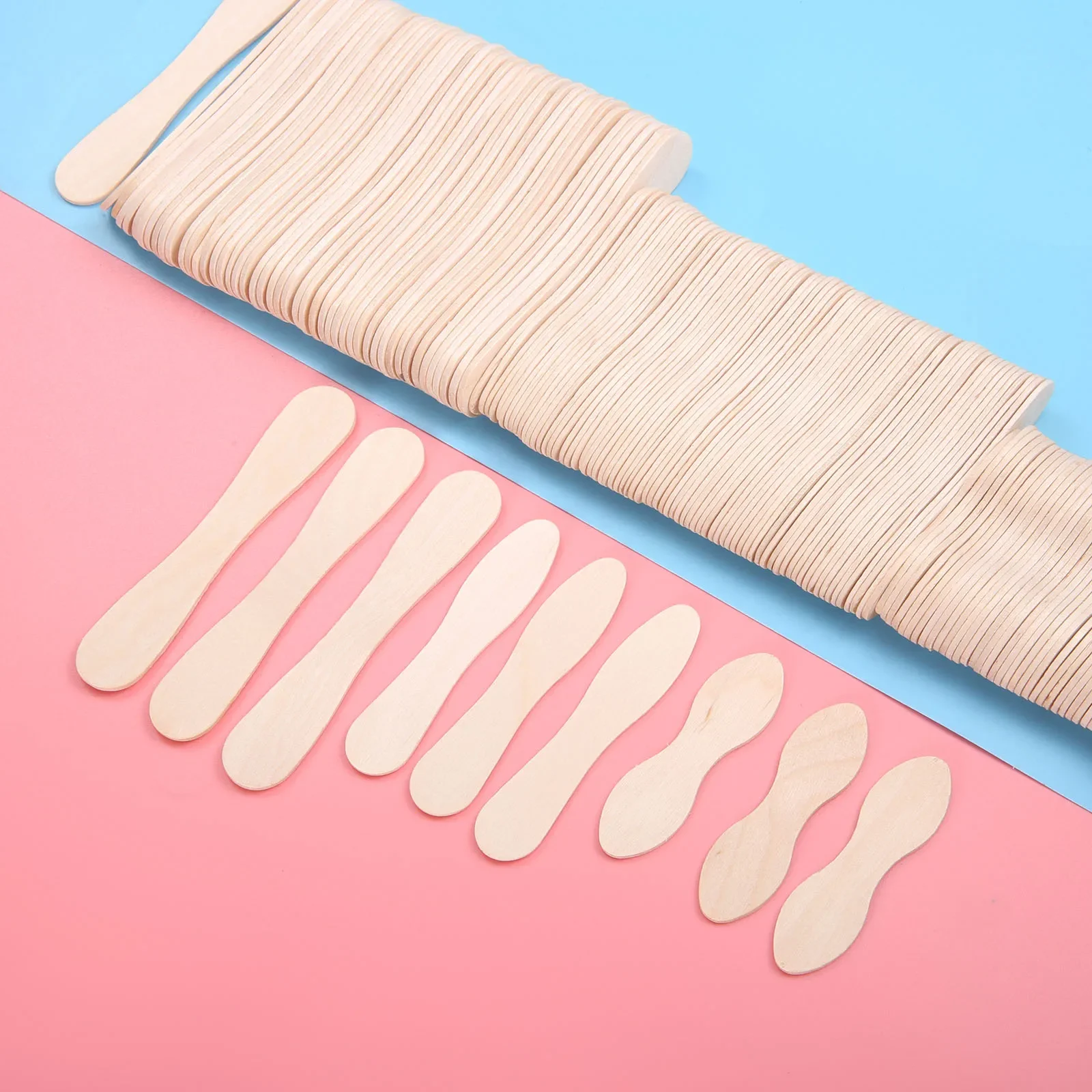Ice Cream Popsicle Wooden Sticks 50PCS