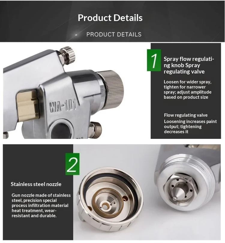 WA-200 Spray Gun WA-101 Automatic Spray Gun WA101 Pneumatic tools WA200 Painting