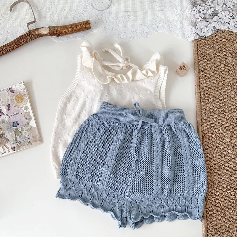 0-5Yrs Spring Kids PP Shorts Baby Boys Girls Knit Short Children's Clothing Casual Shorts
