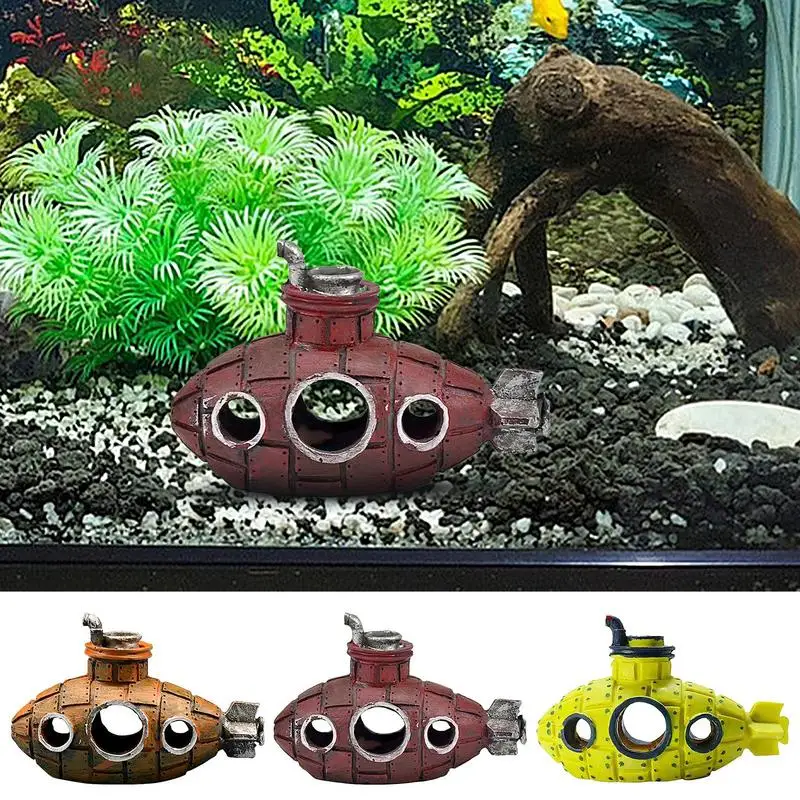 Acquario Acquario Decorazioni Per Acquari Accessori Resina Vintage Sottomarino Paesaggio Tartaruga Serbatoio Di Pesce Acquario Decor Per Betta