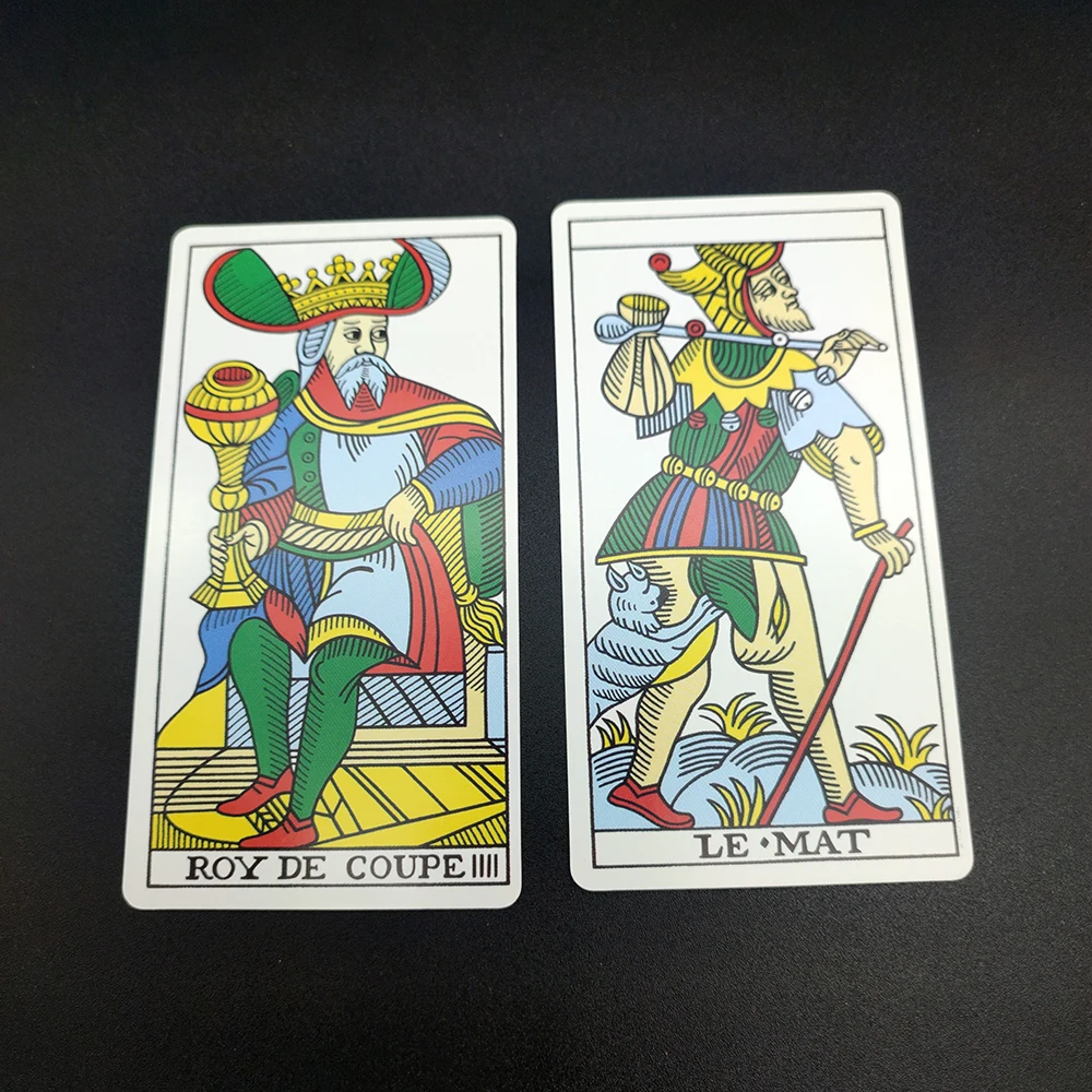 CBD Tarot De Marseille Cards with Guide Book for Beginners Oracle Divination Prophet Prophecy Card Poker 3