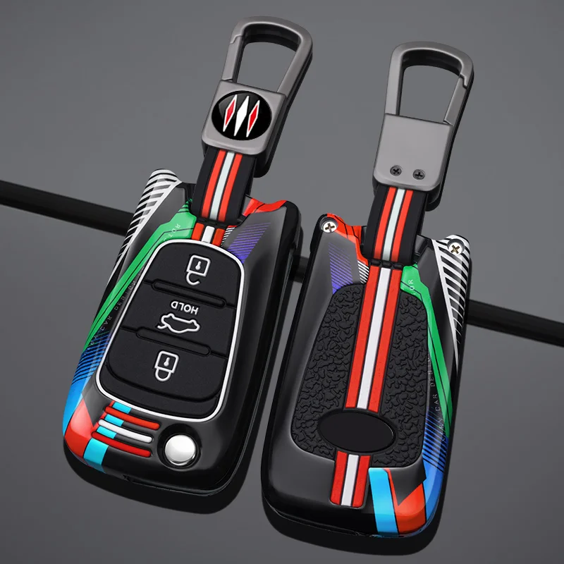 Zinklegierung Silikon Autoschlüsselhülle für Kia Soul Venga Picanto Rio Sorento Ceed Sportage für Hyundai i20 i30 Veloster ix20 – Detail 6