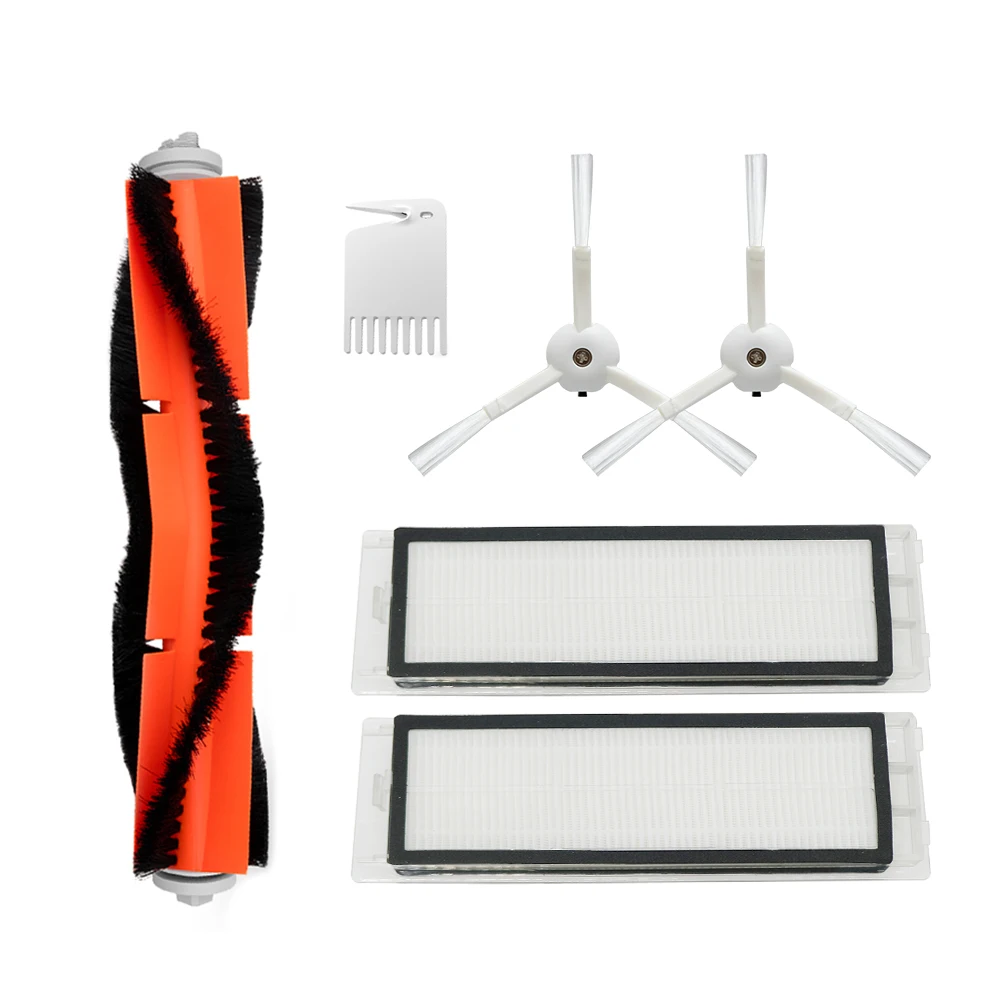 HEPA Filter + Side Brush + Main Brush for Xiaomi MI Robot Vacuum 2 Roborock S50 S51 Vacuum Cleaner Parts Accessories